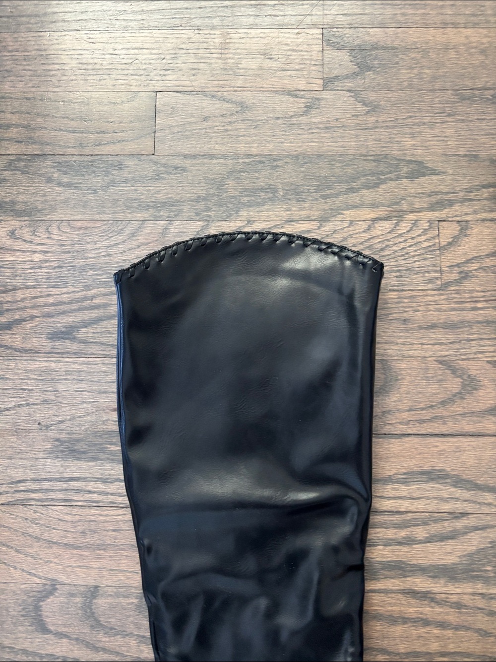 Journee Collection Black Knee-High Block Heel Boots - Picture 14 of 16